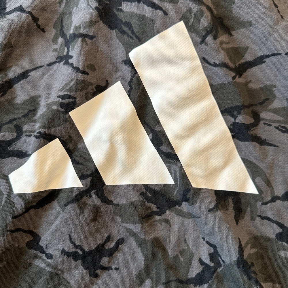 Adidas Gray Camouflage Hoodie - Picture 2 of 4